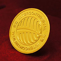 上?？颠_醫(yī)療8克金徽章_ 徽章制作 獎章制作 定做金幣 定制金幣 員工福利