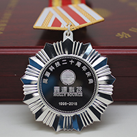 甘肅蘭州50克純銀獎?wù)耞 獎?wù)轮谱?制作紀(jì)念章 獎牌制作 員工福利