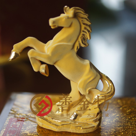 上海斯米克_ 立體貴金屬 工藝品定制 金銀立體擺件 3D硬金 周年慶典