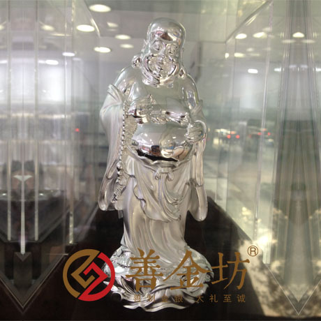 純銀立體擺件定制 3D硬銀 立體貴金屬定制