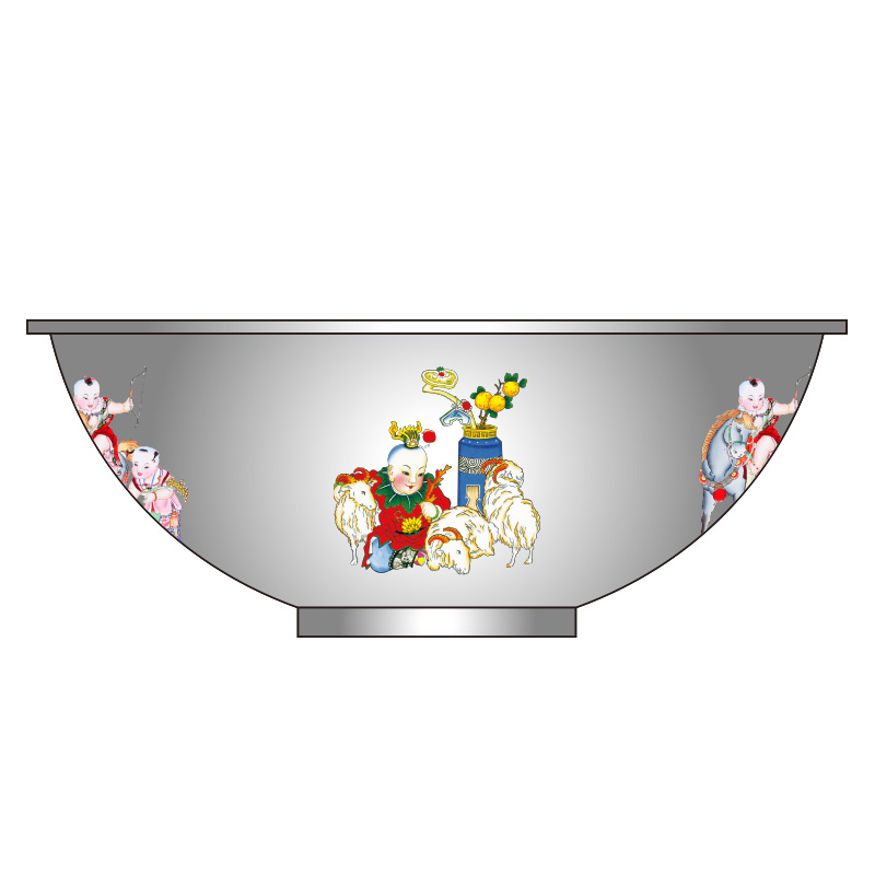 浙江皇馬科技定制純銀銀碗100克純銀