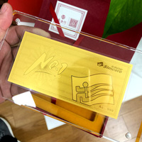 上海先聲藥業(yè)定制1克金鈔_金鈔制作 紀(jì)念鈔制作 定制金幣 宣傳饋贈(zèng)