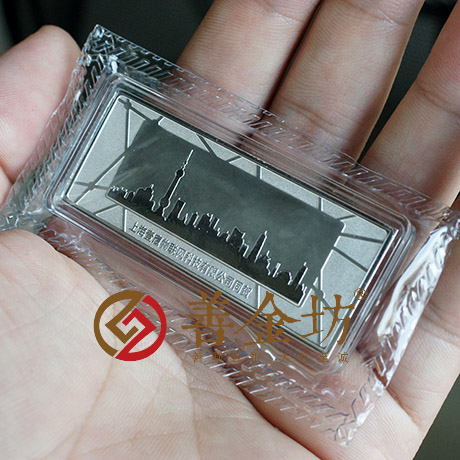 上海壹鷹標簽定制銀條_ 銀幣制作 紀念章制作 定做銀幣 員工福利 會議表彰 周年慶典