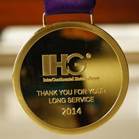 北京洲際酒店集團_ 獎牌定做 定制獎?wù)?定做銀幣 徽章定制 胸章定做 金銀幣定做 會議表彰