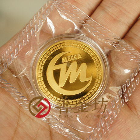 上海麥加20克純金紀(jì)念章_ 金幣制作 紀(jì)念幣制作 制作紀(jì)念幣 定做紀(jì)念幣 定做金幣 制作金幣 紀(jì)念幣定制 會(huì)議表彰 員工福利