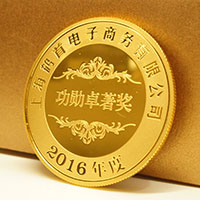 上海鶴首金銀紀(jì)念章_ 金銀章定制 定制紀(jì)念章 銀章制作 員工福利