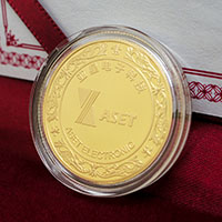 江蘇蘇州亞星電子10克金章_ 金章制作 定制金章 定制金銀章