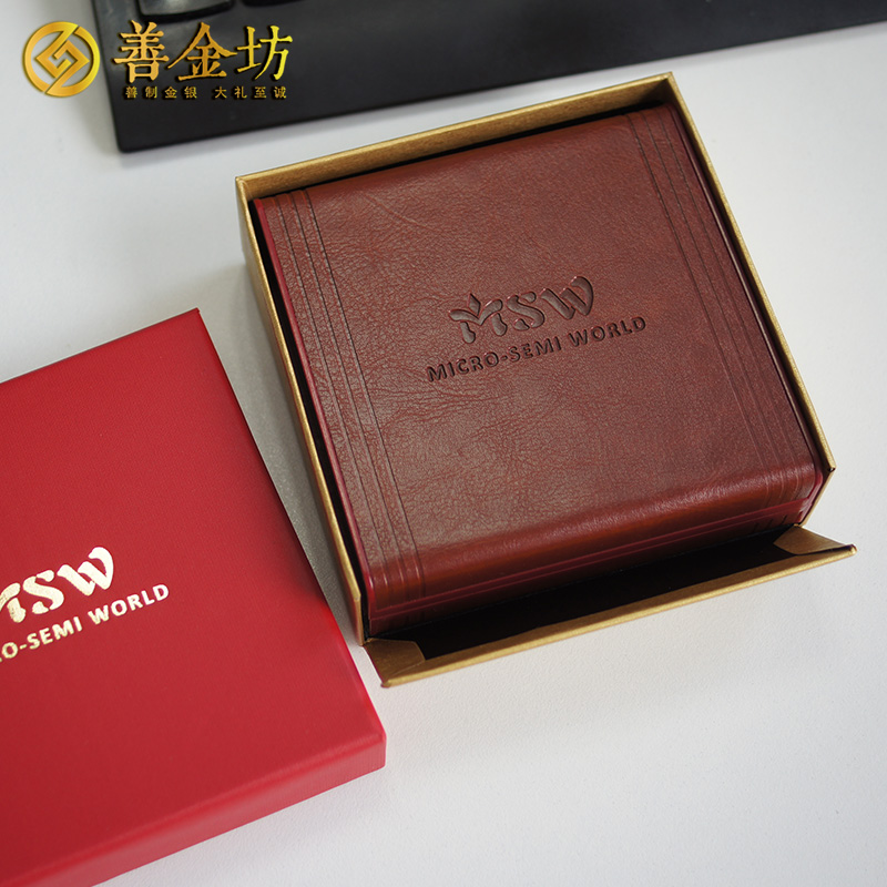 上海微世半導體10周年銀章_ 定做紀念章 銀章定制 紀念章制作 定做紀念章 制作紀念章