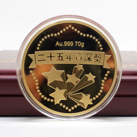 江蘇昆山世耀國(guó)際定制優(yōu)秀員工金質(zhì)紀(jì)念章