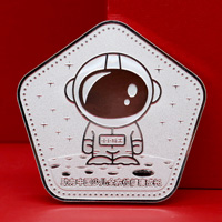 上海小小特工成立五周年定制純銀紀念章_異形紀念章定制  銀幣定制 銀章制作 定制紀念銀幣