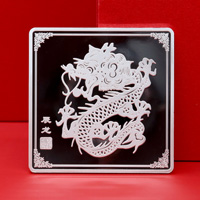 遼寧大連乾進(jìn)國際物流定制生肖龍紀(jì)念章_ 銀幣定制 紀(jì)念章制作 定制金幣 定做銀幣 50g